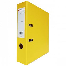 Папка-регистратор А4 K-PROFI ПВХ-ЭКО 50мм, желтый